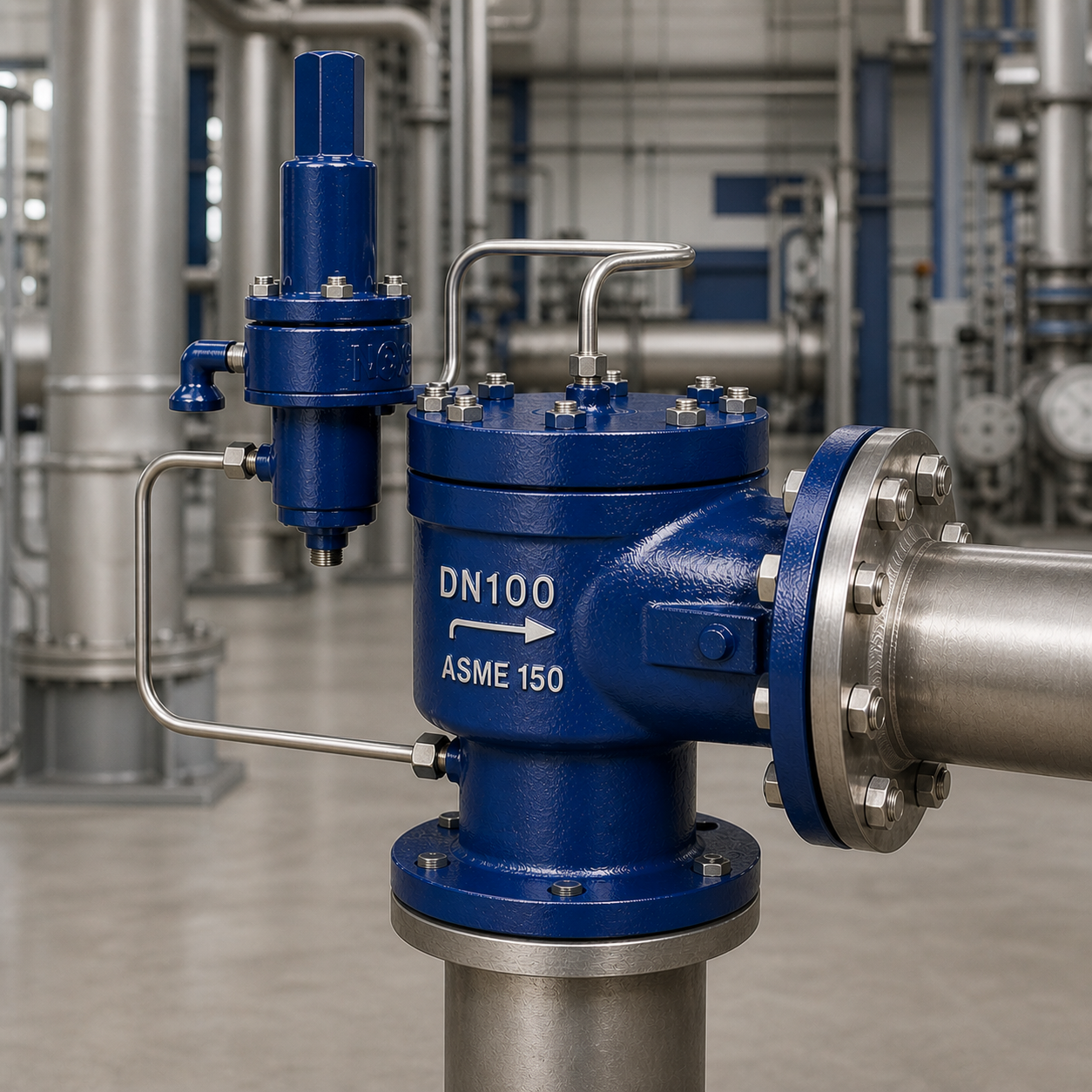 pilot operated safety valve